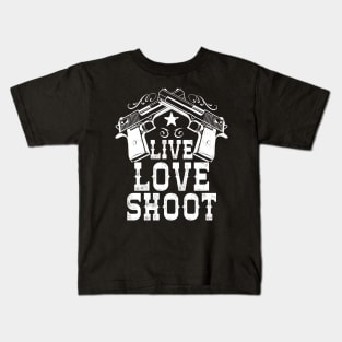 Live Love Shoot Kids T-Shirt